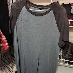 Theory Crew Neck Tee, light blue, medium